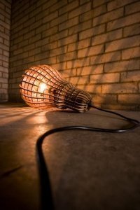 Lampe Wooden Bulb