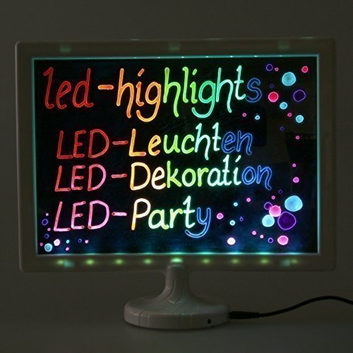 LED-Highlights Schreibtafel