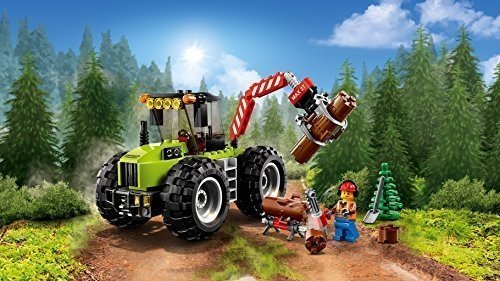 LEGO City 60181 - Starke Fahrzeuge Forsttraktor, Cooles Kinderspielzeug