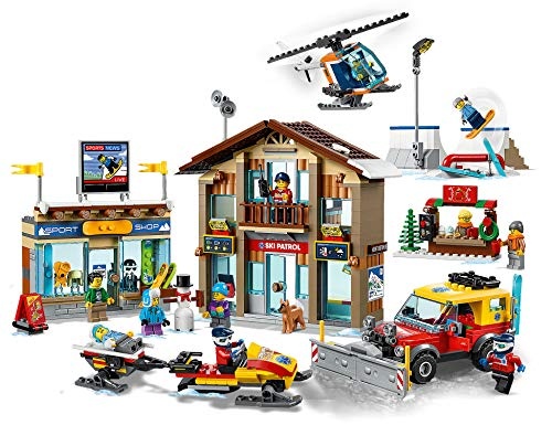 LEGO City Ski Resort mit Hubschrauber