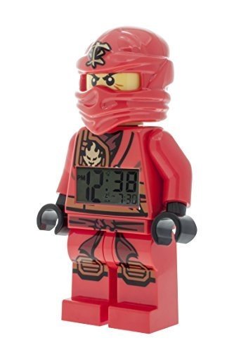 LEGO Unisex Wecker Digital Green 9009402