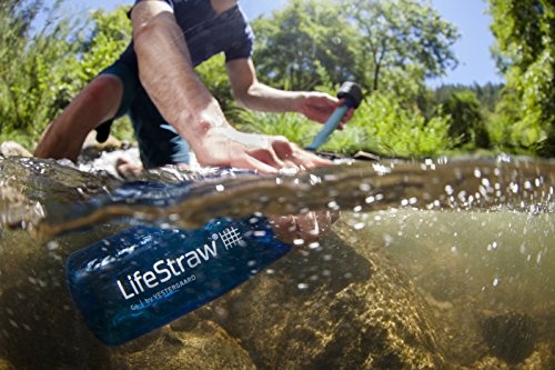 LifeStraw Go 2 Nachfüllbare Wasserflasche mit Eingebautem Blue Filter