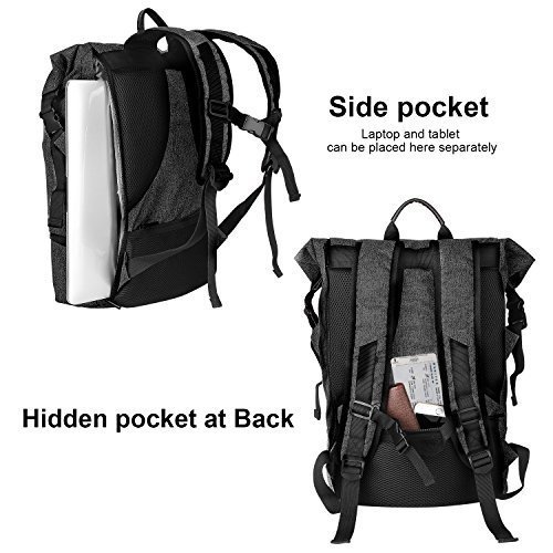 Lifeasy Laptop Rucksack Roll Top