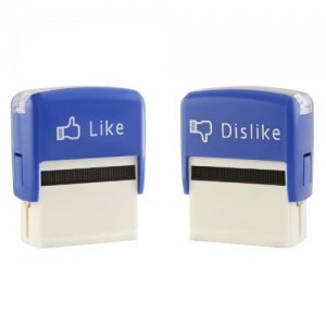 Like und Dislike Stempel