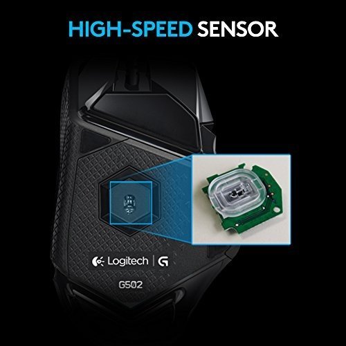 Logitech G502 Gaming-Maus Proteus Spectrum (mit RBG-Anpassung und 11 programmierbaren Tasten)