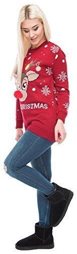 Loomiloo Christmas Sweater Damen