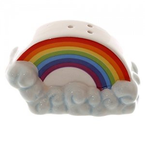 Magical Unicorn on Rainbow Salt and Pepper Set by Puck