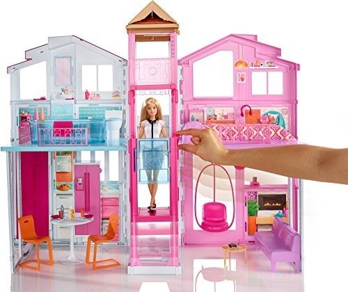 Mattel Barbie DLY32 - Barbie 3 Etagen Stadthaus