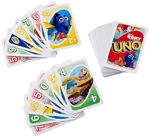 Mattel Spiele DRB64 - Uno Findet Dorie, Kartenspiele