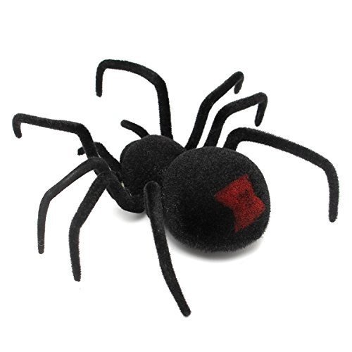 MECO RC Ferngesteuerte Spinne Fernbedienung Spider Spielzeug Geschenk Halloween Riesenspinne Latrode