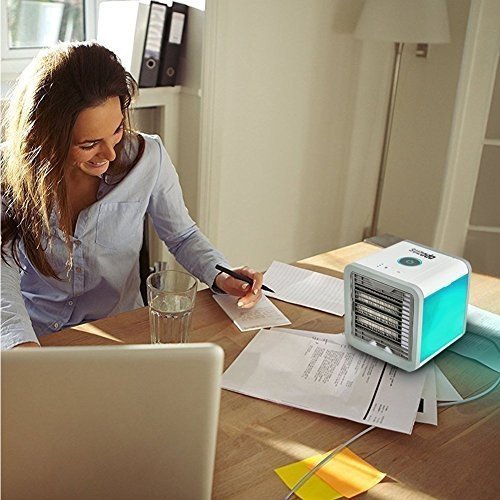 Mini Luftkühler Mobile Klimageräte Air Cooler mit Wasserkühlung Zimmer Raumentfeuchter Mini Klima