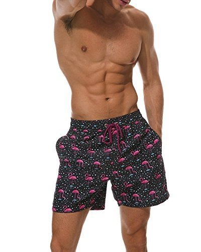 MODCHOK Badeshorts Flamingo