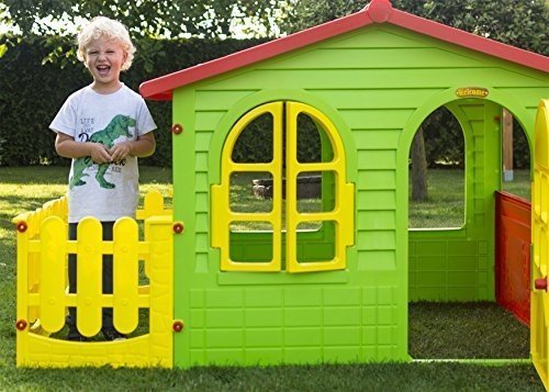 Mochtoys Big Haus für Kinder mit Garten Spielhaus