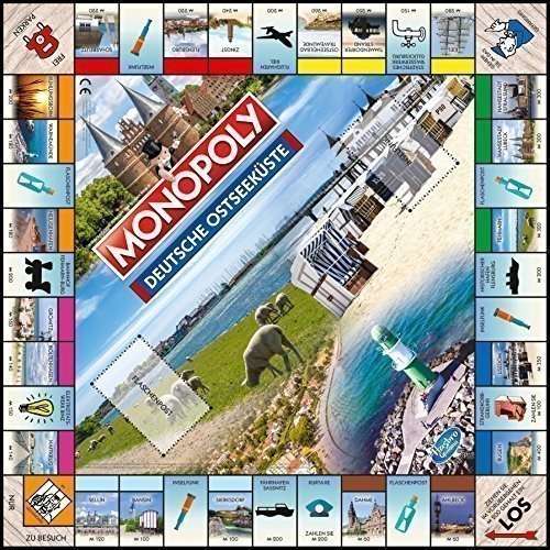 Monopoly Deutsche Ostseeküste | Regional Edition | Ostsee | Fehmarn | Mecklenburg-Vorpommern | Bret