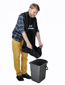 Neat&Manly Bart Schürze für Bartgestaltung - Sammel Tuch Bib - Bartlatz für Rasur - Bart Lätzche