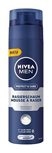 NIVEA Men Geschenkset für Männer mit After Shave Balsam, Rasierschaum und Duschgel, Travel Set, 3 