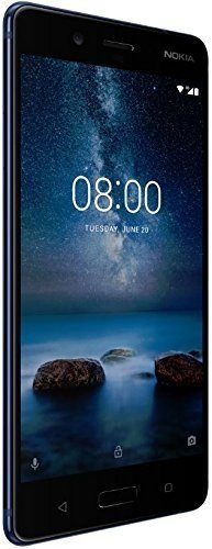 Nokia 8 Smartphone (5,3 Zoll IPS QHD Display, 128GB ROM, 6GB RAM, 13 MP Kamera, spritzgeschützt (IP