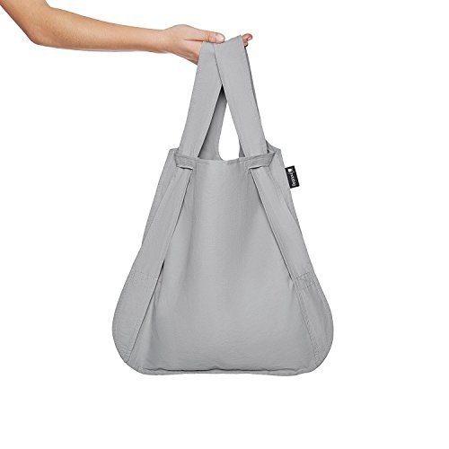 Notabag - 2in1 Tasche Umhängetasche und Rucksack grau, 65 x 45 cm, wasserfest