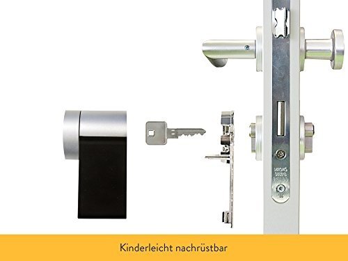 Nuki Smart Lock - Elektronisches Türschloss mit Bluetooth - Automatisches Öffnen der Tür per Smar