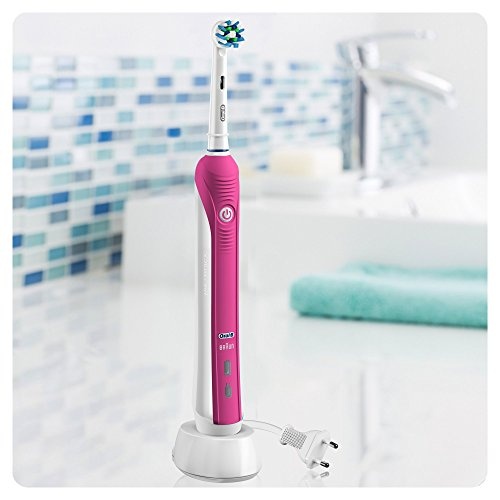 Oral-B PRO 2 2950N Elektrische Zahnbürste, pink und schwarz