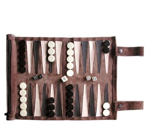 Original Reisebackgammon Echtleder