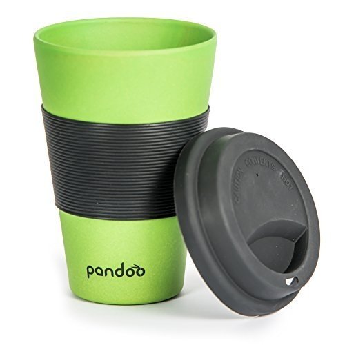 pandoo Bambus Coffee-to-Go-Becher | Kaffee-Becher, Trink-Becher, Bamboo-Cup | ökologisch abbaub