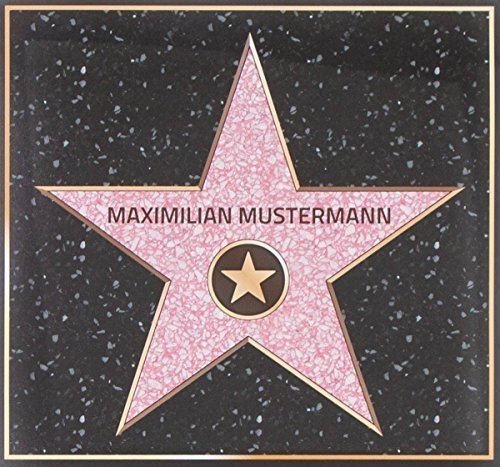 Persönlicher Hollywood Stern Walk of Fame Stil - Star of Fame Urkunde mit Name und Holzrahmen 46 x 