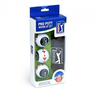 PGA TOUR Golfbälle Pro Putt Trainingsset, Weiß, 0, PGAT150