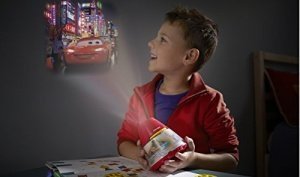 Philips Disney LED Projektor Tischleuchte Cars, rot