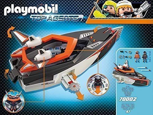 PLAYMOBIL Top Agents Spy Team Turboship