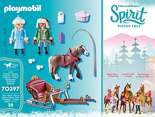 PLAYMOBIL Winterliche Schlittenfahrt