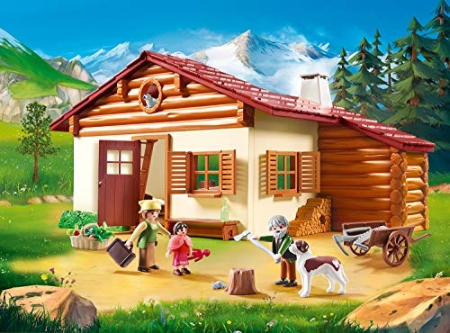 Playmobil Heidi auf der Almhütte