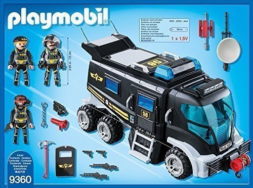 Playmobil SEK-Truck mit Licht und Sound Spiel