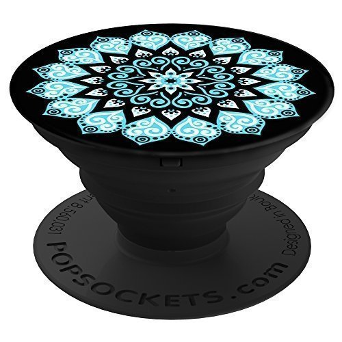 PopSockets Ausziehbarer Sockel und Griff für Smartphones und Tablets - Peace Mandala Sky