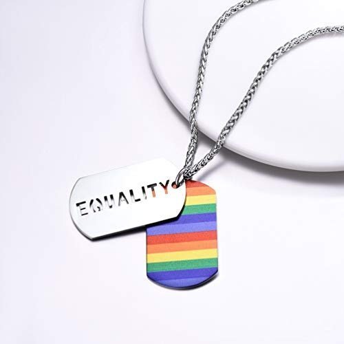 PROSTEEL personalisiert Halskette LGBT