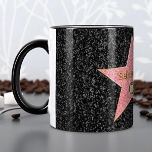 Privat Tasse Kaffee Becher - Walk of Fame - mit Ihrem gewünschten Namen