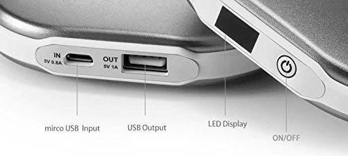purital® Pocket-Heizung & Powerbank poweredition (Gold Style V1) - Premium Ladegerät USB Design Ha