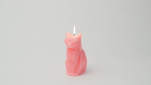 PyroPet Cat Candle Pink