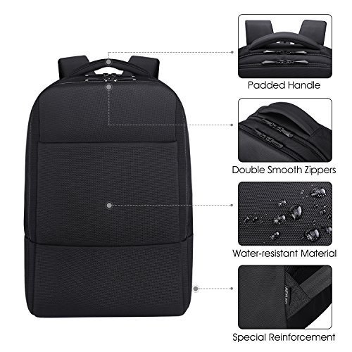 REYLEO Business Rucksack Herren und Damen Laptop Tasche Daypack Backpack für Büro Dienstreise wass