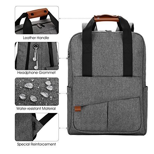 REYLEO Rucksack Business Backpack mit viel Stauraum 15.6 Zoll Laptop Tasche Herren und Damen Wasserd