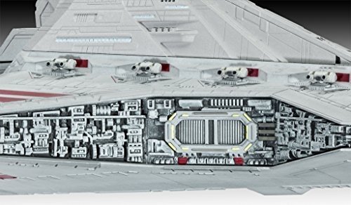 Revell Modellbausatz Wars 1:2700 - Republic Star Destroyer, Level 3, Orginalgetreue Nachbildung mit 