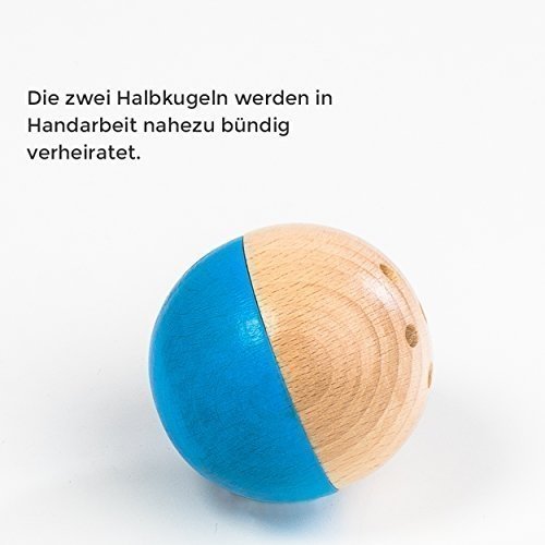 Rewoodo Baelly - Baby Kinder Rassel Spielzeug Kugel Ball Ab 1 Jahr Erstausstattung Kinderspielzeug K