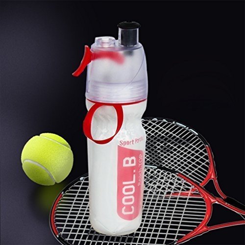RUNACC Spray Wasserflasche Praktische Nebel Spray Trinkbecher Portable Sport Wasserflasche