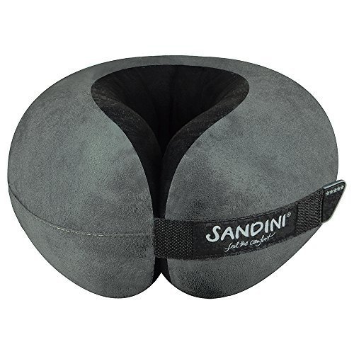 SANDINI TravelFix® Regular Size – Premium Reisekissen mit Verschluss/ Nackenkissen mit ergonomisc