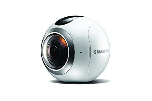 Samsung Gear 360 Actionkamera für Panorama-Videos und Fotos  - Weiß (Italien / Vereinigtes Königr