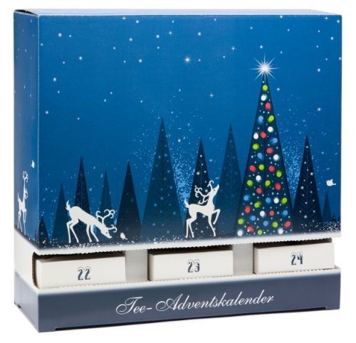 Schubladen Tee-Adventskalender