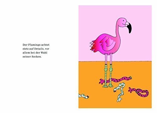 Sei ein Flamingo und steh über den Dingen