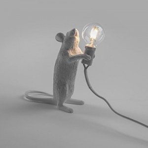 Seletti Mouse Lamp - Stehend Weiß