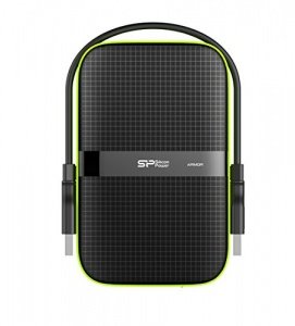 Silicon Power Armor A60 1 TB IPX4 stoßfest/wasserfest 2,5 USB 3.0 Military Grade Portable Hard Driv