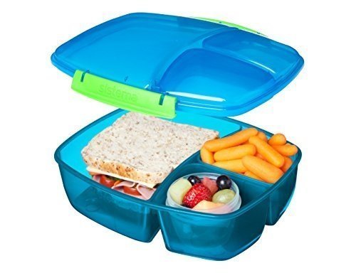 Sistema Lunch Triple Split Lunchbox mit Joghurttopf